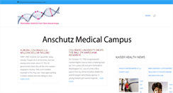 Desktop Screenshot of anschutzmedicalcampus.com