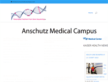 Tablet Screenshot of anschutzmedicalcampus.com
